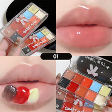 Load image into Gallery viewer, 10 Colors Lip Mud Palette Moisturizing Hydrating Lipstick Long-lasting Non-sticky Solid Lip Glaze Lip Makeup Cosmetics