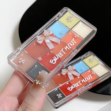 Load image into Gallery viewer, 10 Colors Lip Mud Palette Moisturizing Hydrating Lipstick Long-lasting Non-sticky Solid Lip Glaze Lip Makeup Cosmetics