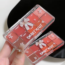 Load image into Gallery viewer, 10 Colors Lip Mud Palette Moisturizing Hydrating Lipstick Long-lasting Non-sticky Solid Lip Glaze Lip Makeup Cosmetics