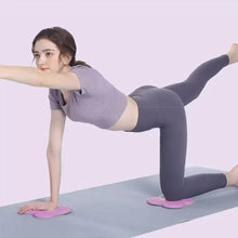 Load image into Gallery viewer, TPE Yoga Knee Pad Cushion Wrist Hips Hands Leg Arm Elbows Balance Exercise Fitness Pilates Thicken Yoga Mat Plank Mat