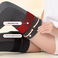Load image into Gallery viewer, 1Pair Long Length Compression Knee Pads Brace Support Lengthen Stripe Sport Sleeve Arthritis Joint Pain Protector Elastic Kneepad