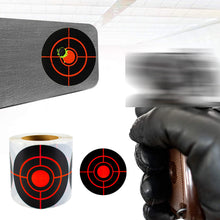 Load image into Gallery viewer, 200Pcs 7.6cm Self Adhesive Shooting Arrow Target Sticker fluorescent Color Splatter Splash Amp Reactive Practice Training Hunting Stickers