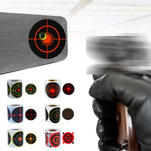 Load image into Gallery viewer, 200Pcs 7.6cm Self Adhesive Shooting Arrow Target Sticker fluorescent Color Splatter Splash Amp Reactive Practice Training Hunting Stickers