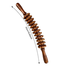 Load image into Gallery viewer, 9/12 Rollers Wood Belly Massager Handheld Roller Stick Trigger Point Wooden Manual Massage Tools for Anti-cellulite Body Muscle Pain Relief