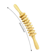Load image into Gallery viewer, 9/12 Rollers Wood Belly Massager Handheld Roller Stick Trigger Point Wooden Manual Massage Tools for Anti-cellulite Body Muscle Pain Relief