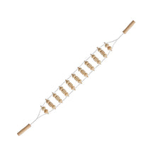 Load image into Gallery viewer, Wooden Massage Roller Back Pain Relief Roller Wood Therapy Cellulite Massage Tools Wood Manual Back Massager Roller Rope for Leg