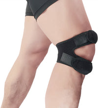 Load image into Gallery viewer, 1Pc Kneepad Double Patellar Knee Patella Tendon Support Strap Brace Pad Basketball Sports Protector Open Knee Wrap Band Fitness Gear