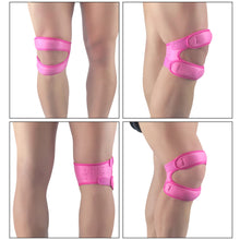 Load image into Gallery viewer, 1Pc Kneepad Double Patellar Knee Patella Tendon Support Strap Brace Pad Basketball Sports Protector Open Knee Wrap Band Fitness Gear
