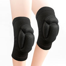 Load image into Gallery viewer, 1Pair EVA Foam Thickened Knee Pads Brace Sports Gym Support Fitness Protector Gear Basketball Brace Protector Anti Slip Collision Kneepads