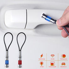Load image into Gallery viewer, Car Antistatic Keychain Static Rod Electrostatic Discharger Portable Anti-Static Keychain Winter Dry Climate Static Car Supplies