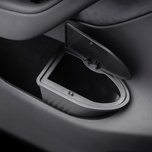Load image into Gallery viewer, 2Pcs Car Door Trash Can Side Door Storage Box Organizer Push-to-Open Lid Design Front Seat Car Garbage Can for Tesla Model Y Accessories