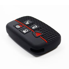 Load image into Gallery viewer, 5 Buttons Car Key Case Silicone Cover For Land Rover Range Rover Sport Velar Evoque Freelander2 Discovery Jaguar XF XJ XJL XE