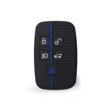 Load image into Gallery viewer, 5 Buttons Car Key Case Silicone Cover For Land Rover Range Rover Sport Velar Evoque Freelander2 Discovery Jaguar XF XJ XJL XE