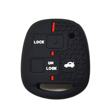 Load image into Gallery viewer, Silicone 3 Buttons Car Key Case Cover Protected Fob For Toyota FJ Cruiser Land 2008-2014 Yaris Echo For Lexus ES GS LS IS RX SC LX RX400h