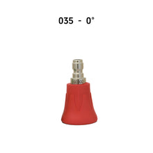 Load image into Gallery viewer, 0° 15° 25° 40° Car Wash Rubber Sleeve Sector Nozzle Splash Proof Stainless Steel Nozzle High Pressure Water Nozzle Accessories