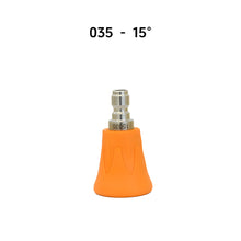 Load image into Gallery viewer, 0° 15° 25° 40° Car Wash Rubber Sleeve Sector Nozzle Splash Proof Stainless Steel Nozzle High Pressure Water Nozzle Accessories