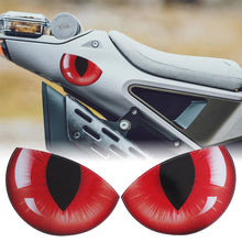 Load image into Gallery viewer, 2Pcs Car 3D Stereo Reflective Eyes Sticker Creative Rearview Mirror Sticker Decals Eyes Stickers