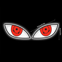 Load image into Gallery viewer, Pair Reflective Car Motorcycle Stickers Devil Eyes Helmet Fairing Rear Window Decoration Decal Electric Stickers