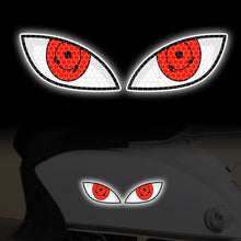 Load image into Gallery viewer, Pair Reflective Car Motorcycle Stickers Devil Eyes Helmet Fairing Rear Window Decoration Decal Electric Stickers
