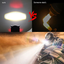 Load image into Gallery viewer, Motorcycle Running 4 Light Modes Lights LED Spotlights Owl Shape Fog Lights Red Yellow White Three Colors