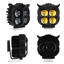 Load image into Gallery viewer, Motorcycle Running 4 Light Modes Lights LED Spotlights Owl Shape Fog Lights Red Yellow White Three Colors