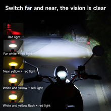 Load image into Gallery viewer, Motorcycle Running 4 Light Modes Lights LED Spotlights Owl Shape Fog Lights Red Yellow White Three Colors