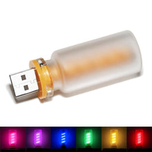Load image into Gallery viewer, Frosted Glass USB Touch Control Car LED Light Atmosphere Light Bulb Incandescent Lamp LED Filament Bedroom Night Decoration