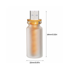 Load image into Gallery viewer, Frosted Glass USB Touch Control Car LED Light Atmosphere Light Bulb Incandescent Lamp LED Filament Bedroom Night Decoration