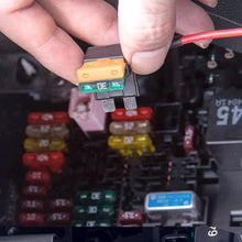 Load image into Gallery viewer, 12V Fuse Holder Add-a-circuit TAP Adapter Micro2 Mini Small Standard ATM APM Blade Auto Fuse Holder