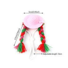 Load image into Gallery viewer, Cute Mini Cap Small Pets Decoration Hat Hamster Parrot Guinea Pig Braided Hair Hats Doll Accessories Pets Party Costume Caps
