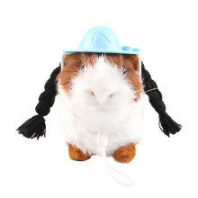Load image into Gallery viewer, Cute Mini Cap Small Pets Decoration Hat Hamster Parrot Guinea Pig Braided Hair Hats Doll Accessories Pets Party Costume Caps