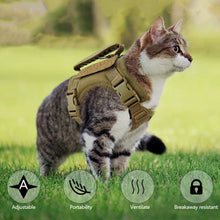 Load image into Gallery viewer, Outdoor Adjustable Cat Vest Waterproof Cat Clothes Escape-Proof Design Cat Chest Strap Special Vest for Walking Cats