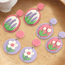 Load image into Gallery viewer, Non-Toxic Non-Sticky Polymer Clay Earring Kit Art DIY Oven Bake Modeling with 8 Clay Tools and Accessories Gift for Kids Adults