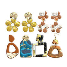 Load image into Gallery viewer, Non-Toxic Non-Sticky Polymer Clay Earring Kit Art DIY Oven Bake Modeling with Clay Tools and Accessories Gift for Kids Adults