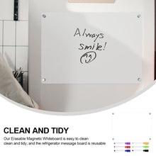 Load image into Gallery viewer, Magnetic Transparent Acrylic Week Plan Message Board Fridge Calendar Scratchable Magnetic Refrigerator Sticker