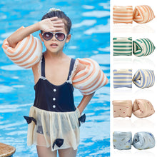 Load image into Gallery viewer, 2Pcs Children Swimming Gear Arm Swimming Rings Inflatable Kids Arm Float Rings Inflatable Arm Floaties Safety Swimming Float
