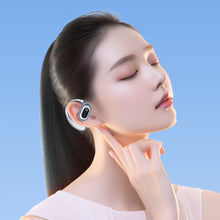 Load image into Gallery viewer, Single Ear AI Intelligent Translation Bluetooth Headset OWS Hanging Ear Long Endurance Sports Headset With Digital Display