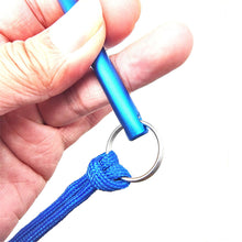 Load image into Gallery viewer, 1PC 35CM Aluminum Alloy Diving Bell Stick Underwater Detector Bar With Graduated Bottle Knocker Device With Hand Rope