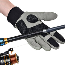 Load image into Gallery viewer, 1Pair Winter Magnetic Fishing Gloves Clamshell Design Outdoor Sports Warm Anti-Slip Wear-Resistant Glove Self-Adhesive Cloth Fixed