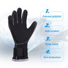Load image into Gallery viewer, 1Pair 3MM Non-Slip Wear-Resistant Diving Gloves Self-Adhesive Cloth Fixed Warm Snorkeling Surfing Equipment