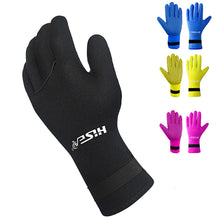 Load image into Gallery viewer, 1Pair 3MM Non-Slip Cold-Resistant Scratch Resistant Diving Gloves Outdoor Fishing Equipment