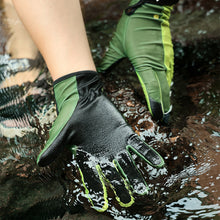 Load image into Gallery viewer, 1 Pair Outdoor Beach Comb Gloves Diving Surfing Catching Fish Anti-Slip Wear-Resistant Gloves Self-Adhesive Cloth Fixed