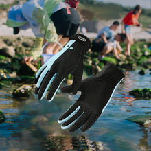 Load image into Gallery viewer, 1 Pair Outdoor Beach Comb Gloves Diving Surfing Catching Fish Anti-Slip Wear-Resistant Gloves Self-Adhesive Cloth Fixed