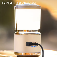 Load image into Gallery viewer, 1PC Outdoor Portable Camping Light Retro Atmosphere Light With Handle Type-C Charging Emergency Flashlight