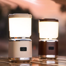 Load image into Gallery viewer, 1PC Outdoor Portable Camping Light Retro Atmosphere Light With Handle Type-C Charging Emergency Flashlight