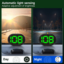 Load image into Gallery viewer, Car GPS Speedometer HUD Head Display Digital Speed Meter with KMH MPH Dispaly for Truck Motorcycle Plug and Play Auto Part Accessories