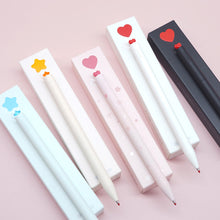 Load image into Gallery viewer, Rotary Press Signature Pen Set 0.5mm Gift Box Fun Stationery with Design Kawaii School Supplies Student Gifts