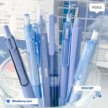 Load image into Gallery viewer, Black Ink Signature Pen Set Dopamine Retractable Pen Quick-Drying for School Supplies Office Supplies Stationery