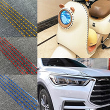 Load image into Gallery viewer, Motorcycle DIY Dotted Line Decoration Reflective Stickers Waterproof Car Body Decals Vinyl Automotive Striping Tape