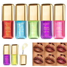 Load image into Gallery viewer, Mint Flavored Lip Oil Water Gloss Glass Lips Plump Lips Lip Gloss Moisturizing Long-lasting Non Stick To Cup Lip Oil
